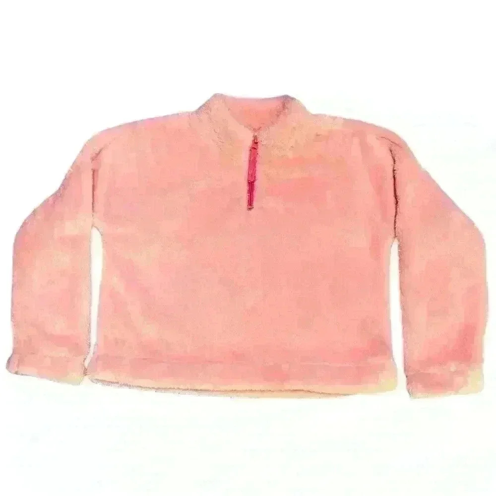Crown and Ivy Kids Quarter Zip Pullover.  Girls Size Large